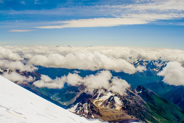 karla kaplı dağ manzaralı panoramik fotoğraf