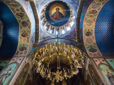 View of the interior of the Zion Cathedral of the Dormition of Tbilisi, Georgia
