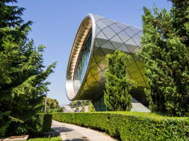 View of the Rike Concert Hall. In Tbilisi, Georgia