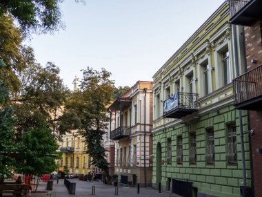 Tbilisi, Georgia - September 1, 2024: Picturesque street in the old town.