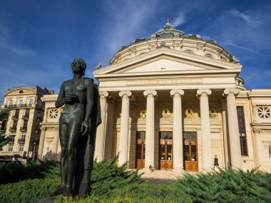 View of the the Romanian Athenaeum in Bucharest