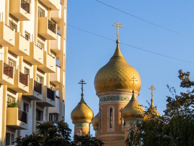 View of the Saint Nicholas Church. In Bucharest, Romania