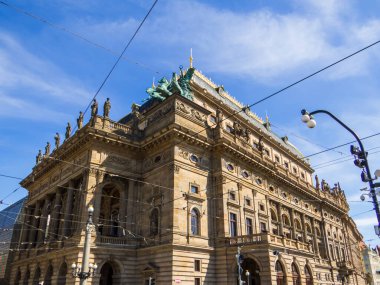 Çek Cumhuriyeti Prag 'daki Ulusal Tiyatro Manzarası