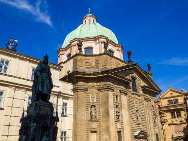 View of the St. Francis Of Assisi Church. In Prague, Czech Republic