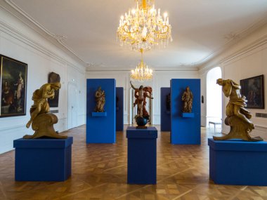 Bratislava, Slovakya - 3 Temmuz 2025 Bratislava Kalesi Müzesi.