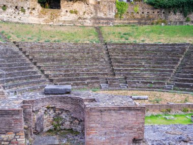 İtalya 'daki Roma Trieste Tiyatrosu manzarası