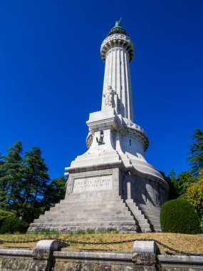 Faro di Trieste (Trieste Deniz Feneri) manzarası. Trieste, İtalya 'da