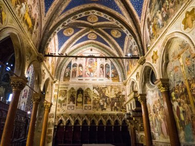 İtalya, Padua 'daki Aziz Anthony Bazilikası' nın iç manzarası