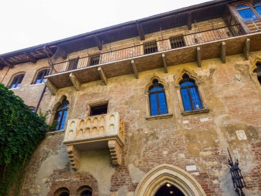 Verona, İtalya 'da Juliet' in Evi (İtalyanca: Casa di Giulietta) Görünümü