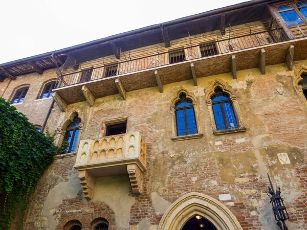 Verona, İtalya 'da Juliet' in Evi (İtalyanca: Casa di Giulietta) Görünümü