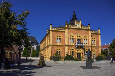 Novi Sad, Sırbistan - 14 Ağustos 2025: Piskoposun Sarayı.