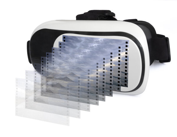 Virtual reality glasses and video.