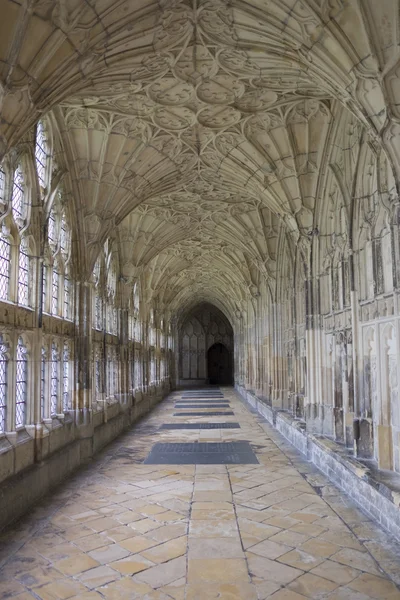 Cloister in Gloucester Cathedral, England — Stock Photo, Image