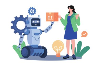 İnsan-robot ekip çalışması, gelişmiş otomasyon ve robotların günlük görevleri desteklemesi, teknoloji güdümlü süreçlerde yenilik ve işbirliğini teşvik etme.