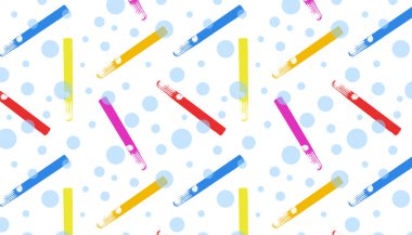 Şeffaf arkaplanda kırtasiye malzemesi olan kusursuz karalama deseni.