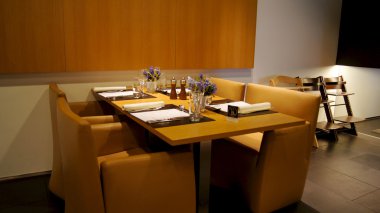 Frankfurt - Eylül 2014: First Class Lounge