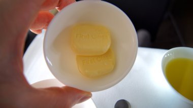 Taze çiftlik ezmesi - Lufthansa birinci sınıf