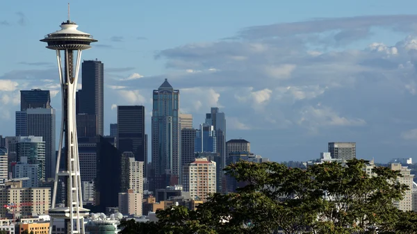 SEATTLE, WASHINGOTN - SETTEMBRE 2014: Vista panoramica Skyline — Foto Stock