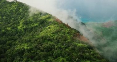güzel dağlar ve okyanus