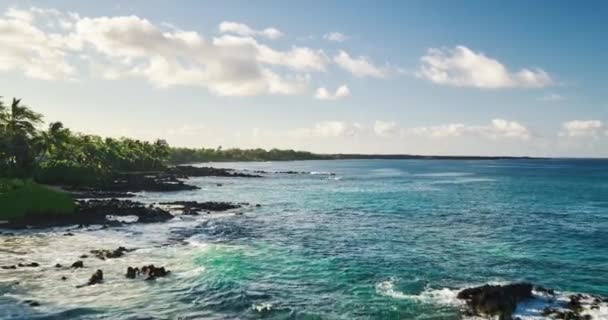 Tunnels Beach no Havaí — Vídeo de Stock