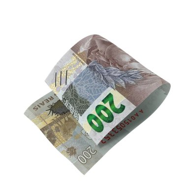 Brezilya 200 Reais Düşen İş Finansmanı, yüksek kaliteli para birimi finans, eğitim, 3D modelleme, hisse senedi. Kaynaklar ve küresel parasal kimlik ve değer.