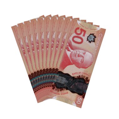 Kanada 50 Dolar Düşen Para Finansmanı, yüksek kaliteli para birimi finans, eğitim, 3D modelleme, hisse senedi. Kaynaklar ve küresel parasal kimlik ve değer.