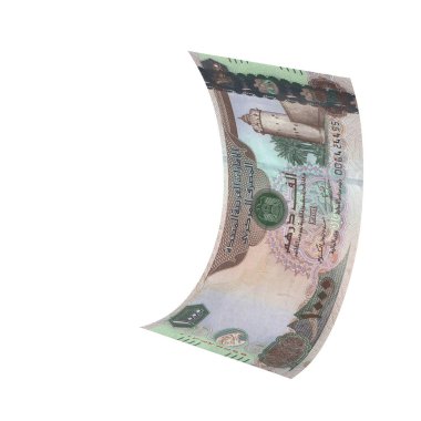 Birleşik Arap Emirlikleri 1000 Dirhem Düşen Nakit Akışı, yüksek kalite para birimi finans, eğitim, 3D modelleme, hisse senedi. Kaynaklar ve küresel parasal kimlik ve değer.