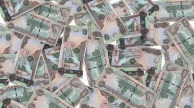 Birleşik Arap Emirlikleri 1000 Dirhams Pound Ground Finans, yüksek kalite para birimi finans, eğitim, 3D modelleme, hisse senedi. Kaynaklar ve küresel parasal kimlik ve değer.