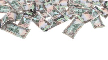 Birleşik Arap Emirlikleri 1000 Dirhams Toprak Ödeme Bankası Notu, yüksek kalite para birimi finans, eğitim, 3D modelleme, hisse senedi. Kaynaklar ve küresel parasal kimlik ve değer.