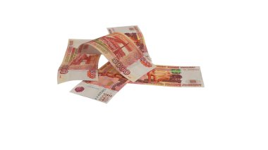 Rusya 5000 Ruble Toprak Para Piyasası, yüksek kaliteli para birimi finans, eğitim, 3D modelleme, hisse senedi. Kaynaklar ve küresel parasal kimlik ve değer.