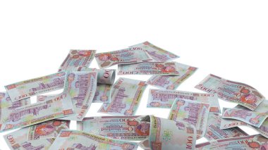 Kuzey İrlanda 100 Pound Toprak Ödeme Bankası Not, yüksek kaliteli para birimi finans, eğitim, 3D modelleme, hisse senedi. Kaynaklar ve küresel parasal kimlik ve değer.