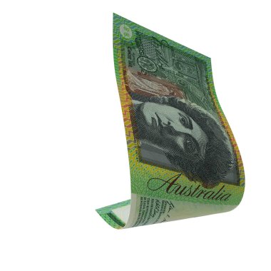 Avustralya 100 Dolarlık Düşen Hızlı Para, yüksek kaliteli para birimi finans, eğitim, 3D modelleme, hisse senedi. Kaynaklar ve küresel parasal kimlik ve değer.