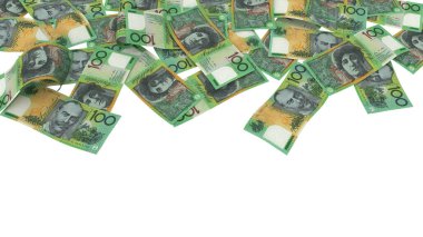 Avustralya 100 Dolarlık Toprak Ödeme Bankası Notu. Finans, eğitim, 3D modelleme ve hisse senetleri için yüksek kaliteli para birimi banknotu. Kaynaklar ve küresel parasal kimlik ve değer.