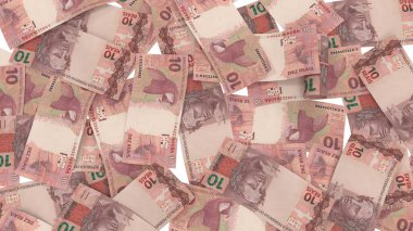 Brezilya 10 Reais Pound Ground Finans, yüksek kaliteli para birimi finans, eğitim, 3D modelleme, hisse senedi. Kaynaklar ve küresel parasal kimlik ve değer.