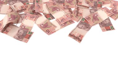 Brezilya 10 Reais Pound Ödeme Bankası Notu, yüksek kalite para birimi finans, eğitim, 3D modelleme, hisse senedi. Kaynaklar ve küresel parasal kimlik ve değer.