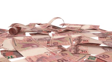 Brezilya 10 Reais Pound Wealth Explay, yüksek kalite para birimi finans, eğitim, 3D modelleme, hisse senedi. Kaynaklar ve küresel parasal kimlik ve değer.