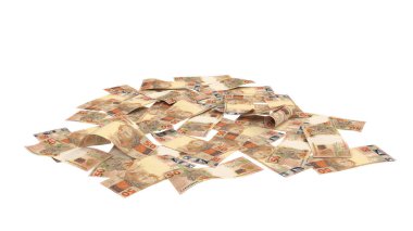 Brezilya 50 Reais Pound Ground Banknote, yüksek kaliteli para birimi finans, eğitim, 3D modelleme, hisse senedi. Kaynaklar ve küresel parasal kimlik ve değer.