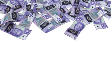 Kanada 10 Dolarlık Toprak Ödeme Bankası Notu, yüksek kalite para birimi finans, eğitim, 3D modelleme, hisse senedi. Kaynaklar ve küresel parasal kimlik ve değer.