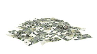 CZECH Koruna 2000 Pile Ground Banknote, yüksek kaliteli para birimi banknotu finans, eğitim, 3D modelleme, hisse senedi. Kaynaklar ve küresel parasal kimlik ve değer.
