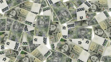 CZECH Koruna 2000 Pound Ground Finans, yüksek kaliteli para birimi finansmanı, finans, eğitim, 3D modelleme, hisse senedi. Kaynaklar ve küresel parasal kimlik ve değer.