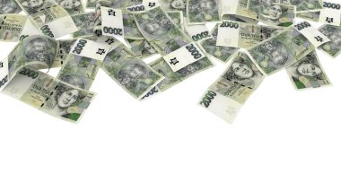 CZECH Koruna 2000 Pile Ground Payment Bank Note, finans, eğitim, 3D modelleme, hisse senedi için yüksek kaliteli para birimi banknotu. Kaynaklar ve küresel parasal kimlik ve değer.