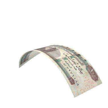 Mısır 100 Pound düşen banka mevduatı, yüksek kalite para birimi finans, eğitim, 3D modelleme, hisse senedi. Kaynaklar ve küresel parasal kimlik ve değer.