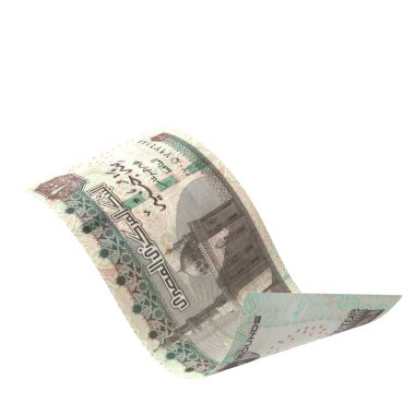 Mısır 100 Pound Düşen Finansal İşlem, yüksek kalite para birimi finans, eğitim, 3D modelleme, hisse senedi. Kaynaklar ve küresel parasal kimlik ve değer.
