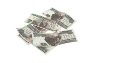Mısır 100 Pound Toprak Nakit Akışı, yüksek kalite para birimi finans, eğitim, 3D modelleme, hisse senedi. Kaynaklar ve küresel parasal kimlik ve değer.