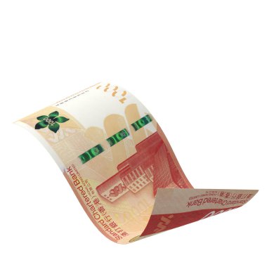 HongKong 1000 Dolar Düşen Finansal İşlem, yüksek kalite para birimi finans, eğitim, 3D modelleme, hisse senedi. Kaynaklar ve küresel parasal kimlik ve değer.