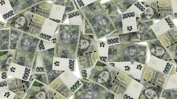 CZECH Koruna 2000 Pound Ground Finans, yüksek kaliteli para birimi finansmanı, finans, eğitim, 3D modelleme, hisse senedi. Kaynaklar ve küresel parasal kimlik ve değer.