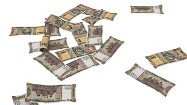 India 500 Rupi Toprak Finans Notu, yüksek kalite para birimi finans, eğitim, 3D modelleme, hisse senedi. Kaynaklar ve küresel parasal kimlik ve değer.