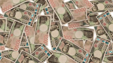 Japonya 1000 Yen Pound Ground Finans, yüksek kalite para birimi finans, eğitim, 3D modelleme, hisse senedi. Kaynaklar ve küresel parasal kimlik ve değer.