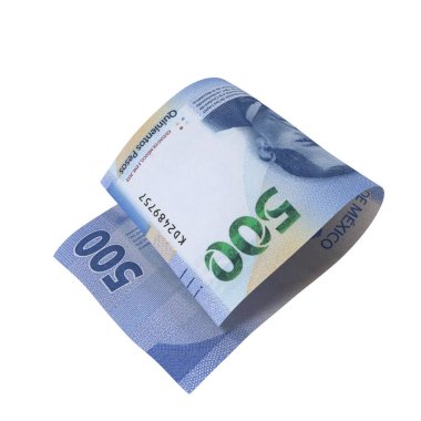 Meksika 500 peso düşen işletme finansmanı, yüksek kaliteli para birimi finans, eğitim, 3D modelleme, hisse senedi. Kaynaklar ve küresel parasal kimlik ve değer.