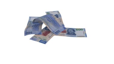 Meksika 500 Pesos Ground Money Market, yüksek kalite para birimi finans, eğitim, 3D modelleme, hisse senedi. Kaynaklar ve küresel parasal kimlik ve değer.